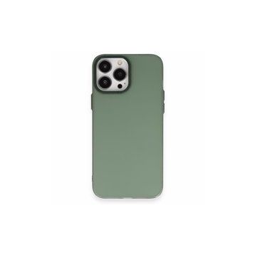 Alan Şanslı iPhone 14 Pro Modos Metal Kapak Koyu Yeşil Kılıf