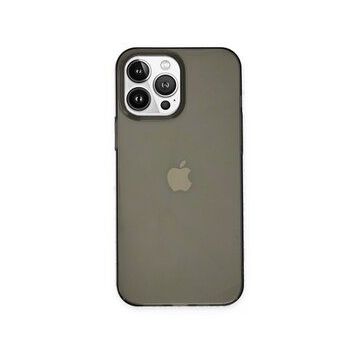 Alan Şanslı iPhone 14 Pro PC Sert Şeffaf Kapak Siyah Kılıf