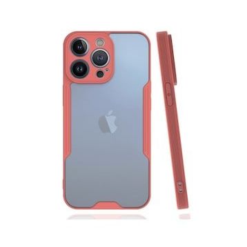 Alan Şanslı iPhone 14 Pro Platin Silikon Pembe Kılıf