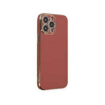 Alan Şanslı iPhone 14 Pro Volet Silikon Kırmızı Kılıf