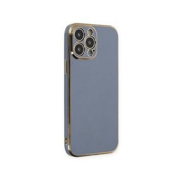 Alan Şanslı iPhone 14 Pro Volet Silikon Mavi Kılıf