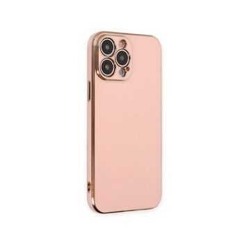 Alan Şanslı iPhone 14 Pro Volet Silikon Pembe Kılıf
