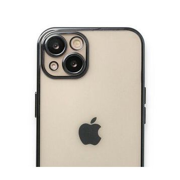 Alan Şanslı iPhone 14 Razer Lensli Siyah Silikon Kılıf