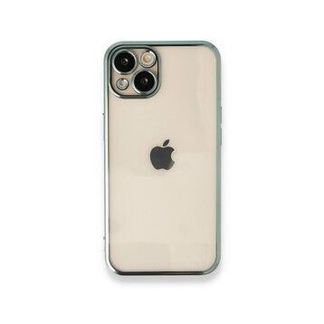 Alan Şanslı iPhone 14 Razer Lensli Yeşil Silikon Kılıf