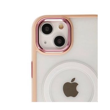 Alan Şanslı iPhone 14 Room Magneticsafe Pudra Silikon Kılıf