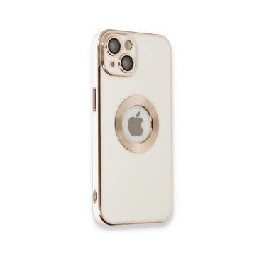 Alan Şanslı iPhone 14 Store Beyaz Silikon Kılıf