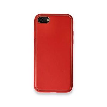 Alan Şanslı iPhone 7 Coco Kırmızı Deri Silikon Kapak Kılıf