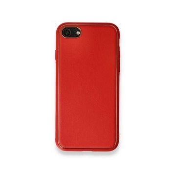 Alan Şanslı iPhone 7 Coco Kırmızı Deri Silikon Kapak Kılıf