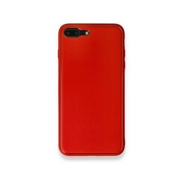 Alan Şanslı iPhone 7 Plus Coco Kırmızı Deri Silikon Kapak Kılıf