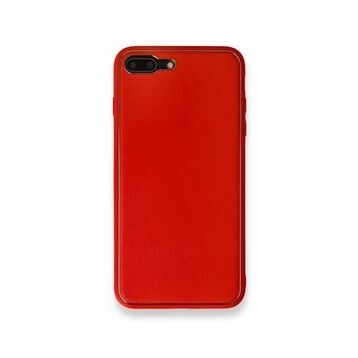 Alan Şanslı iPhone 7 Plus Coco Kırmızı Deri Silikon Kapak Kılıf