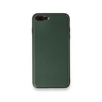 Alan Şanslı iPhone 7 Plus Coco Yeşil Deri Silikon Kapak Kılıf