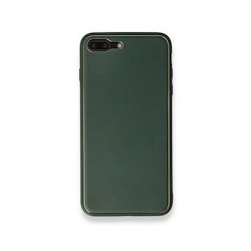 Alan Şanslı iPhone 7 Plus Coco Yeşil Deri Silikon Kapak Kılıf