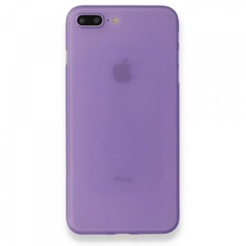 Alan Şanslı iPhone 7 Plus PP Ultra İnce Kapak Mor Cep Telefonu Kılıfı