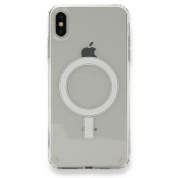 Alan Şanslı iPhone X Magneticsafe Şeffaf Silikon Şeffaf Kılıf