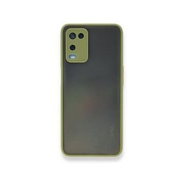 Alan Şanslı Oppo A54 4G Montreal Silikon Kapak Açık Yeşil Kılıf
