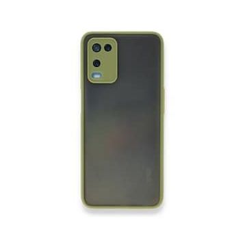 Alan Şanslı Oppo A54 4G Montreal Silikon Kapak Açık Yeşil Kılıf