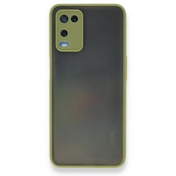 Alan Şanslı Oppo A54 4G Montreal Silikon Kapak Açık Yeşil Kılıf