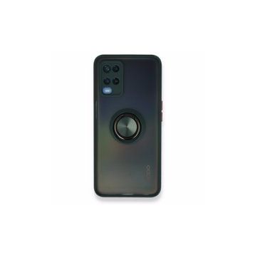 Alan Şanslı Oppo A54 4G Montreal Yüzüklü Silikon Kapak Yeşil Kılıf