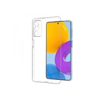 Alan Şanslı Samsung Galaxy M52 5G Deluxe 2mm Şeffaf Silikon Şeffaf Cep Telefonu Kılıfı