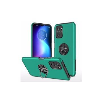 Alan Şanslı Xiaomi Poco F3 Elit Yüzüklü Kapak Yeşil Kılıf