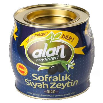 Alan Zeytin 2 kg Özel Special Yağlı Siyah Zeytin