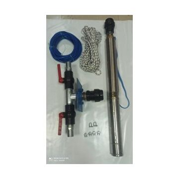 Alarko 4SD10-10 2HP 40 MT Yassı Kablolu 80 MT Halatlı Trifaze Dalgıç Pompa