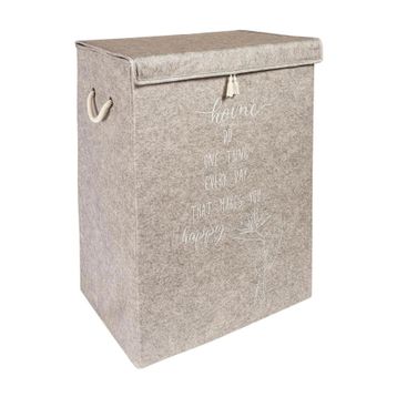 Alas Bej 55x41x30 cm Keçe Kapaklı Mega Kutu