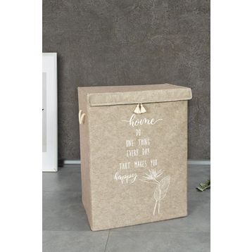 Alas Bej 55x41x30 cm Keçe Kapaklı Mega Kutu