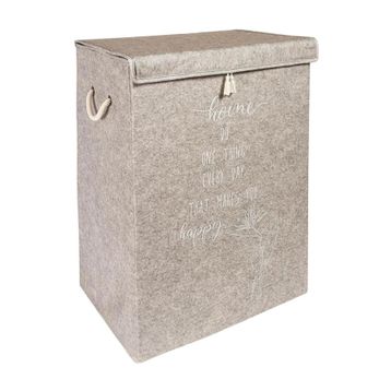 Alas Bej 55x41x30 cm Keçe Kapaklı Mega Kutu