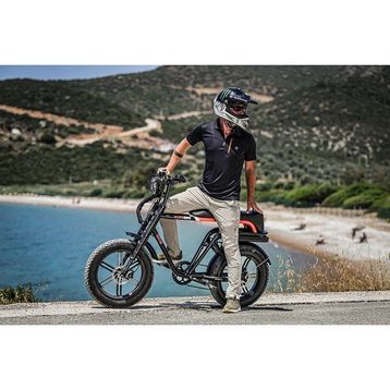 Alba Motobike Siyah Turuncu Elektrikli Bisiklet