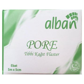 Alban Pore 5m x 5 cm Tıbbi Kağıt Flaster