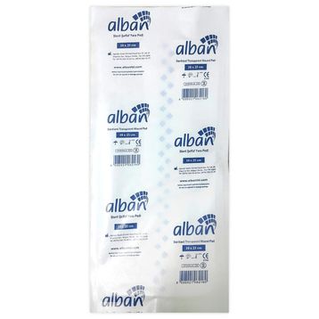 Alban Steril 10x25 cm Şeffaf Su Geçirmez Yara Pedi