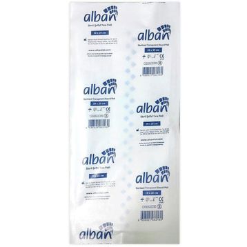Alban Steril 10x25 cm Şeffaf Su Geçirmez Yara Pedi