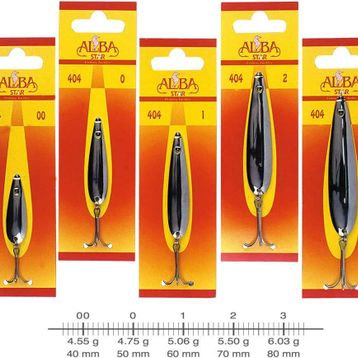 AlbaStar 404 Lüfer Düz 2 Olta Kaşığı
