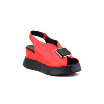 Albini 10240 Kırmızı Kadın Sandalet