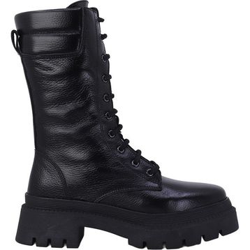 Albini 2610075 Siyah Hakiki Deri Kadın Bot