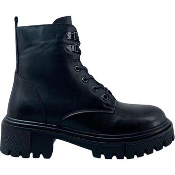 Albini 2610538 Siyah Hakik Deri Kadın Bot