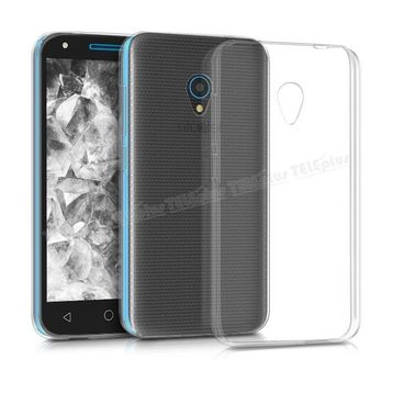 Alcatel U5 İnce Silikon Şeffaf Kılıf