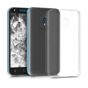 Alcatel U5 İnce Silikon Şeffaf Kılıf