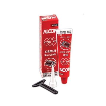 Alcon 50 ml HYPER-RTV Kırmızı Sıvı Conta