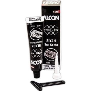 Alcon 50 ml HYPER-RTV Siyah Sıvı Conta