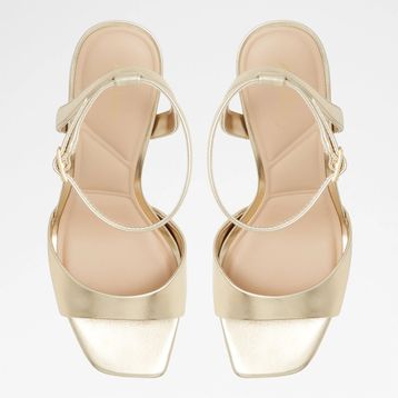 Aldo Sake Gold Topuklu Kadın Sandalet