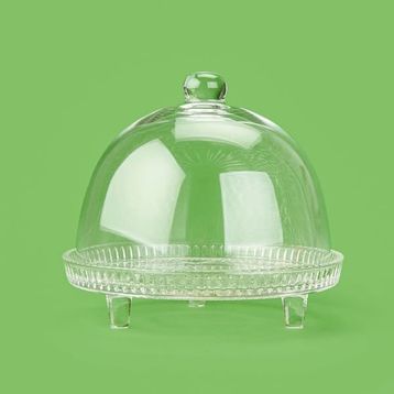 Alegre Glass Lulu 22x20 cm Kristal Kapaklı Fanus