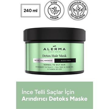 Alerma 3x240 ml Alerma Detox Saç Maskesi