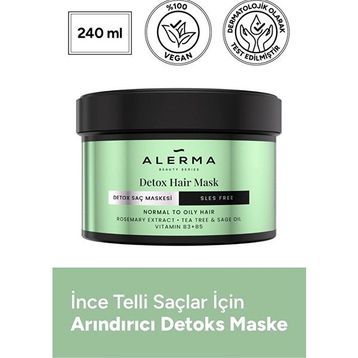 Alerma 3x240 ml Alerma Detox Saç Maskesi