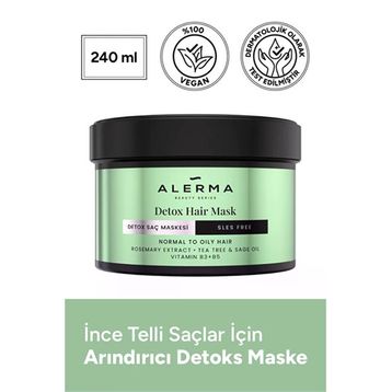 Alerma 3x240 ml Alerma Detox Saç Maskesi