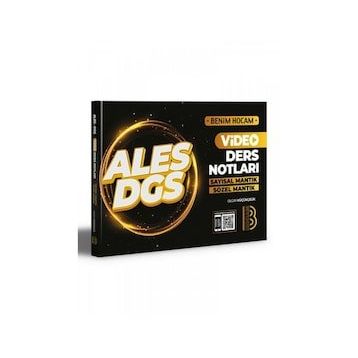 ALES DGS Video Ders Notları Sayısal Mantık Sözel Mantık - Benim Hocam Yayınları