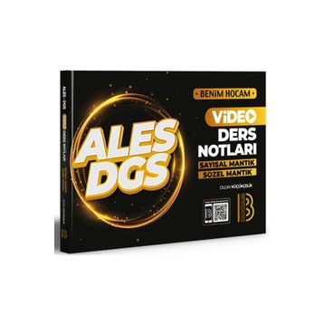 ALES DGS Video Ders Notları Sayısal Mantık Sözel Mantık - Benim Hocam Yayınları