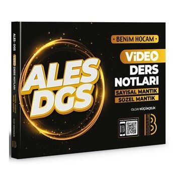 ALES DGS Video Ders Notları Sayısal Mantık Sözel Mantık - Benim Hocam Yayınları