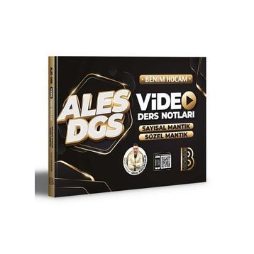 ALES DGS Video Ders Notları Sayısal Mantık Sözel Mantık - Benim Hocam Yayınları